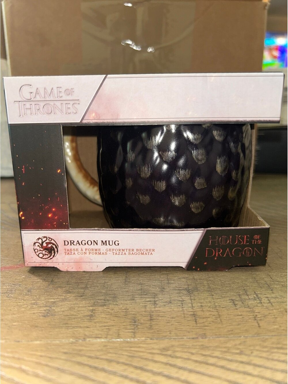 NEW Game of Thrones House of the Dragon Dragon Egg Mug NIB HBO